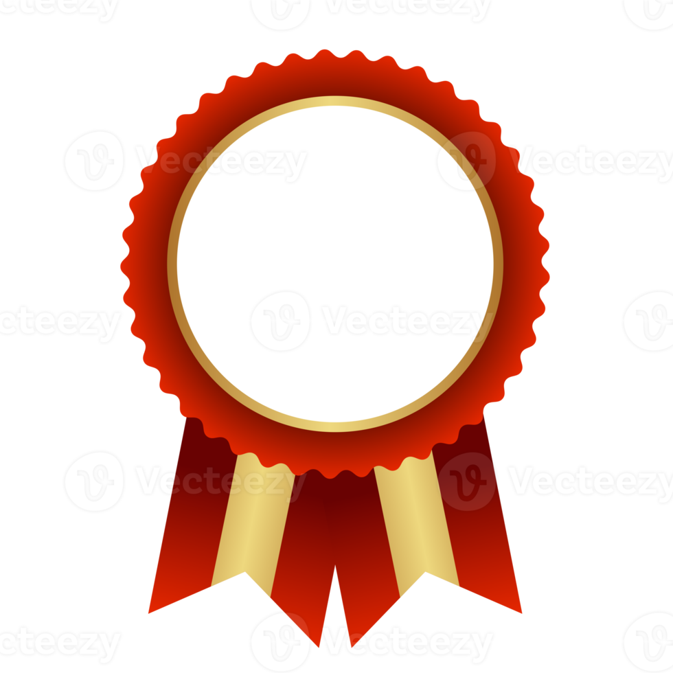 badge medal award red and gold png