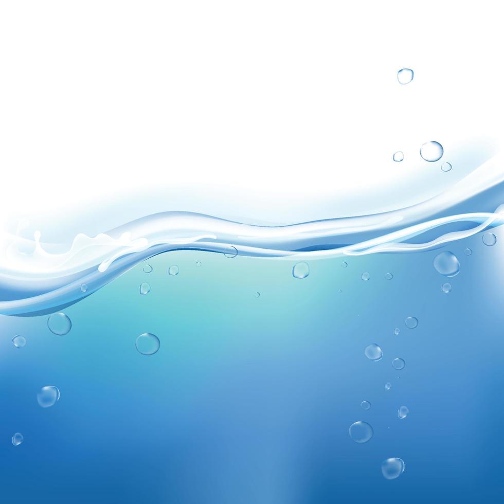 Realistic Water Background vector