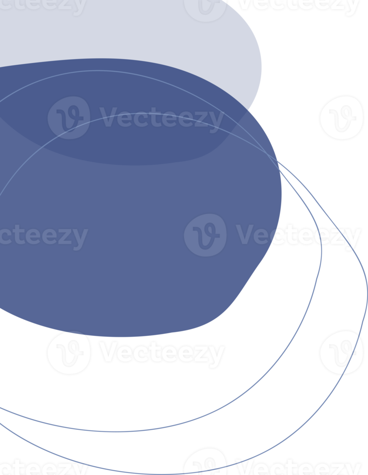 abstrakt klick form hörn dekoration png