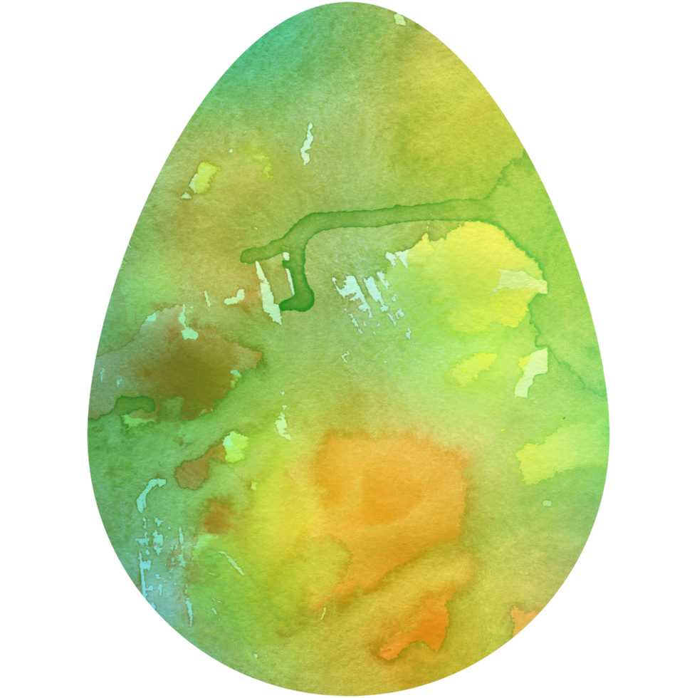 ovo de páscoa em aquarela. forma oval, fundo, textura. clipart png transparente