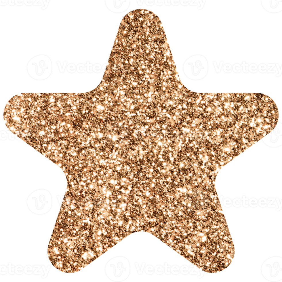 Shiny glitter star. Celestial element. Transparent PNG Clipart