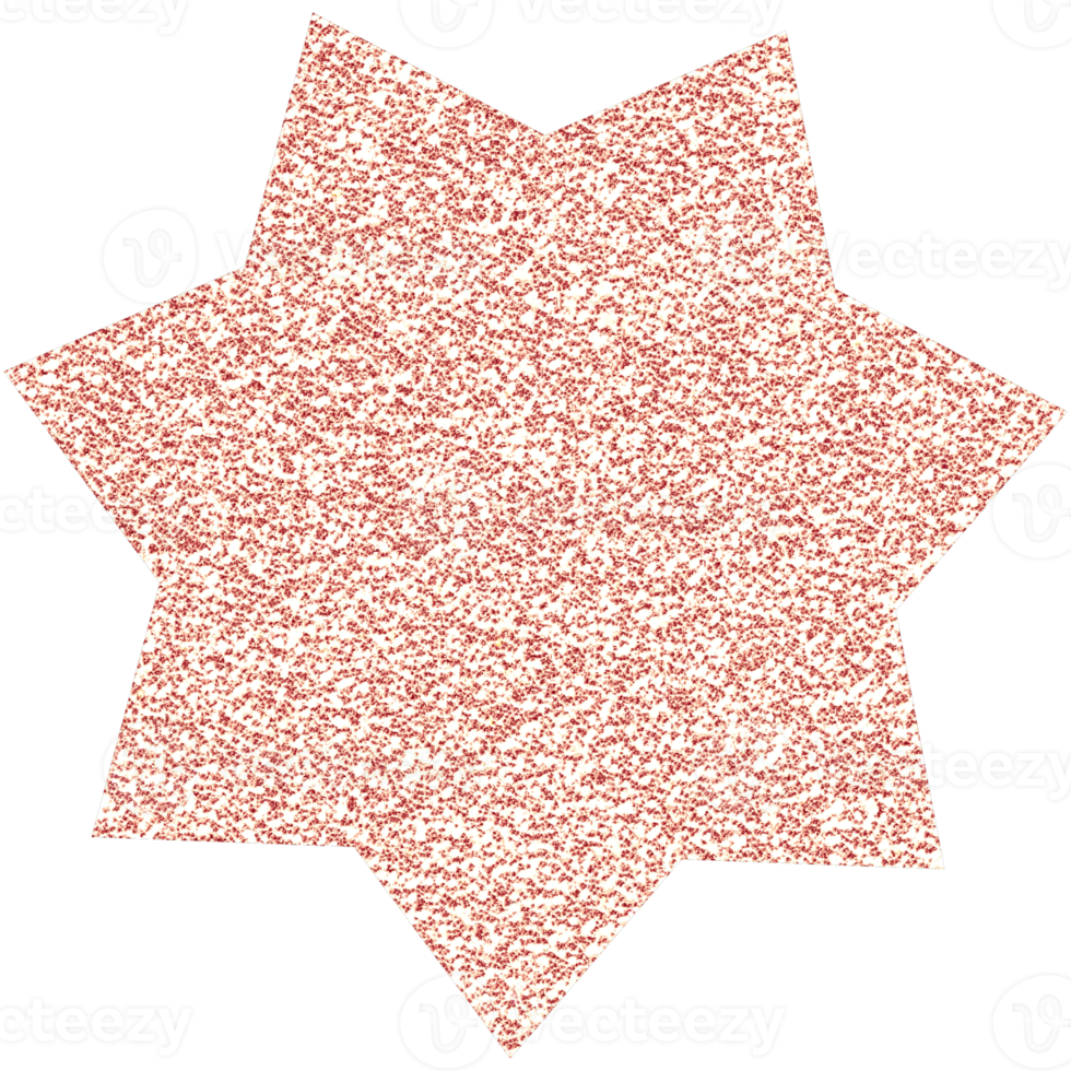 Shiny glitter star. Celestial element. Transparent PNG Clipart