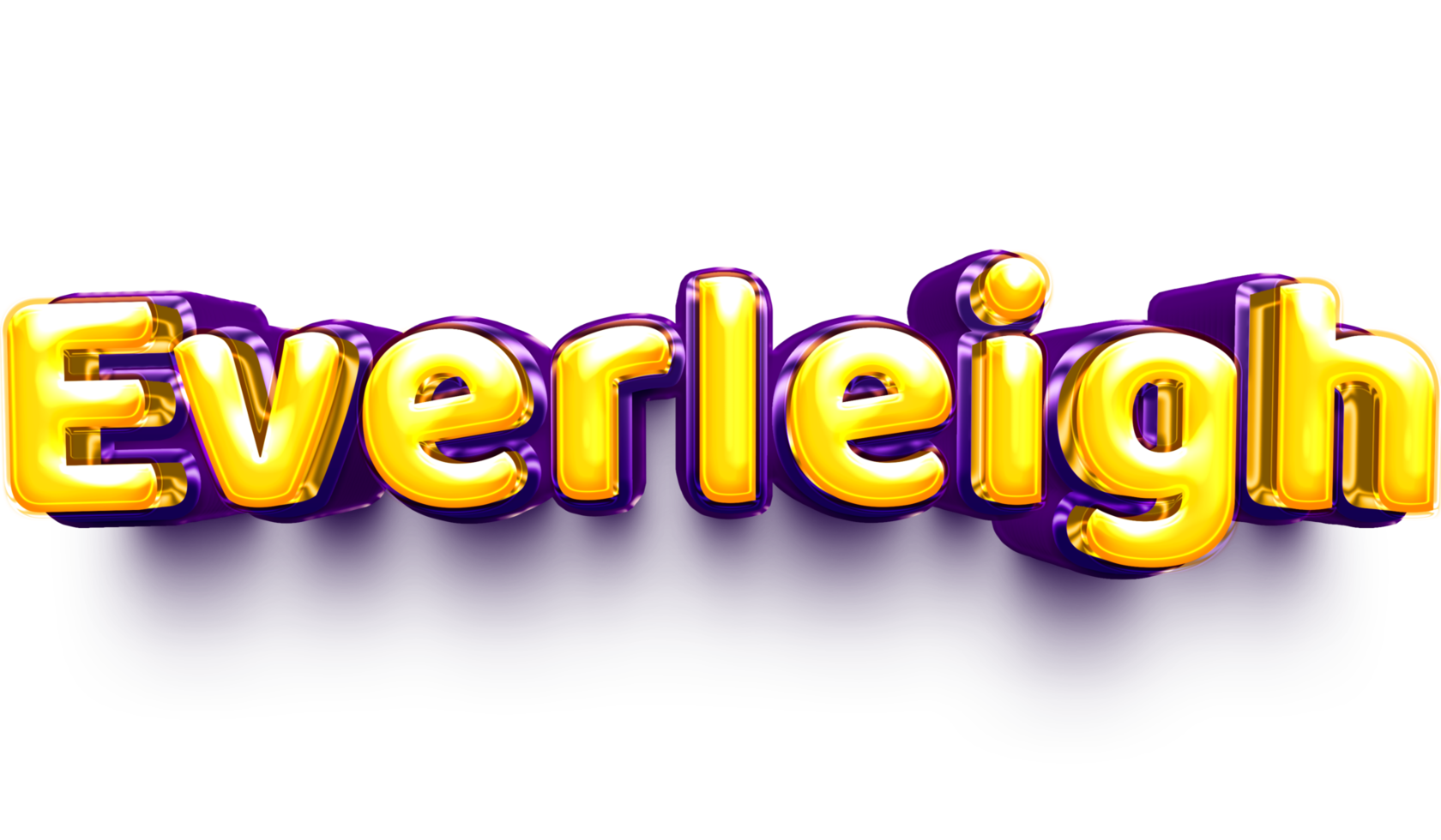 mädchenname sprudelnd feier dekoration hängend luftballon glänzend everleigh png