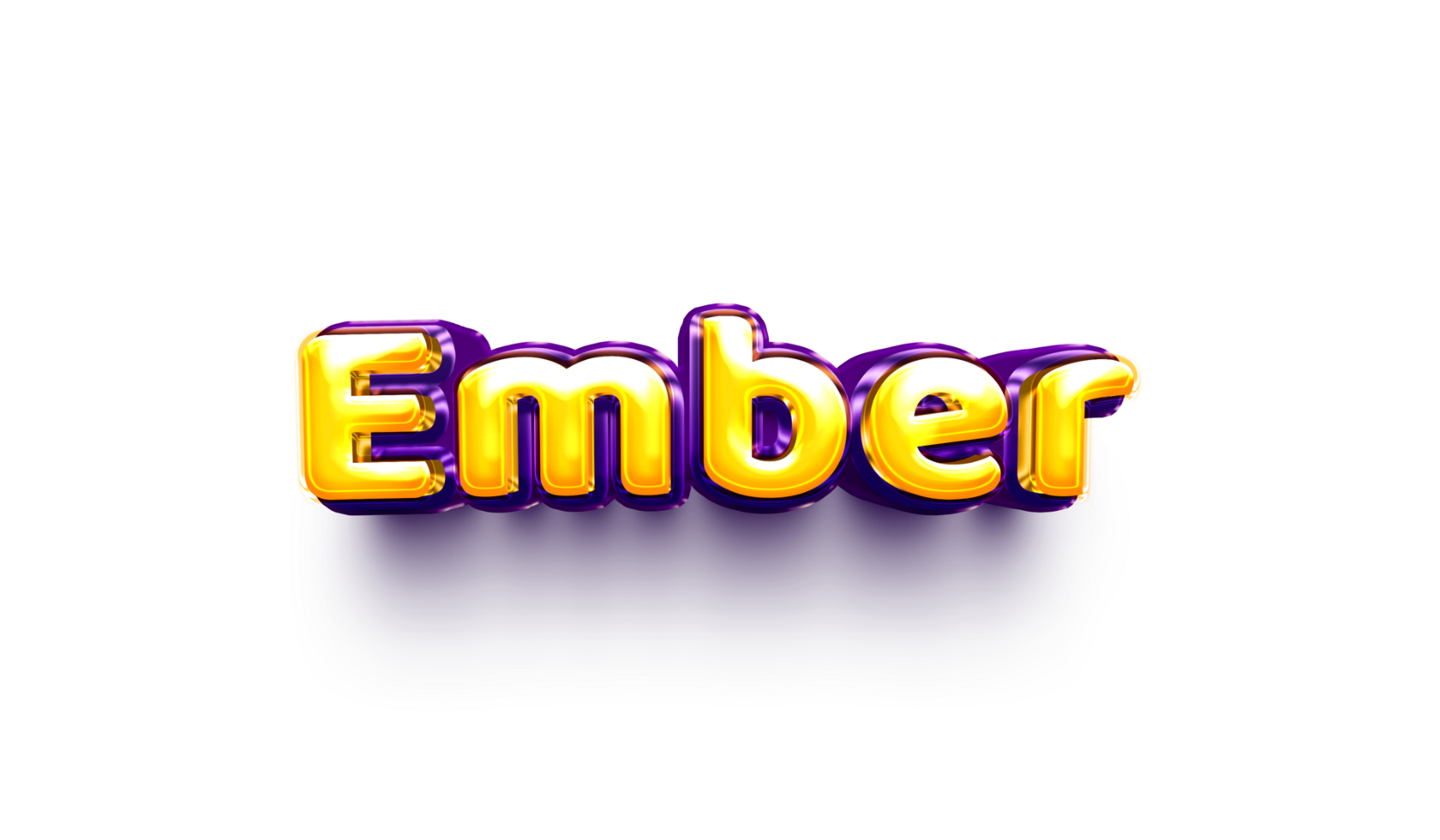 girl name inflated air foil shiny celebration decoration ember 12806296 PNG