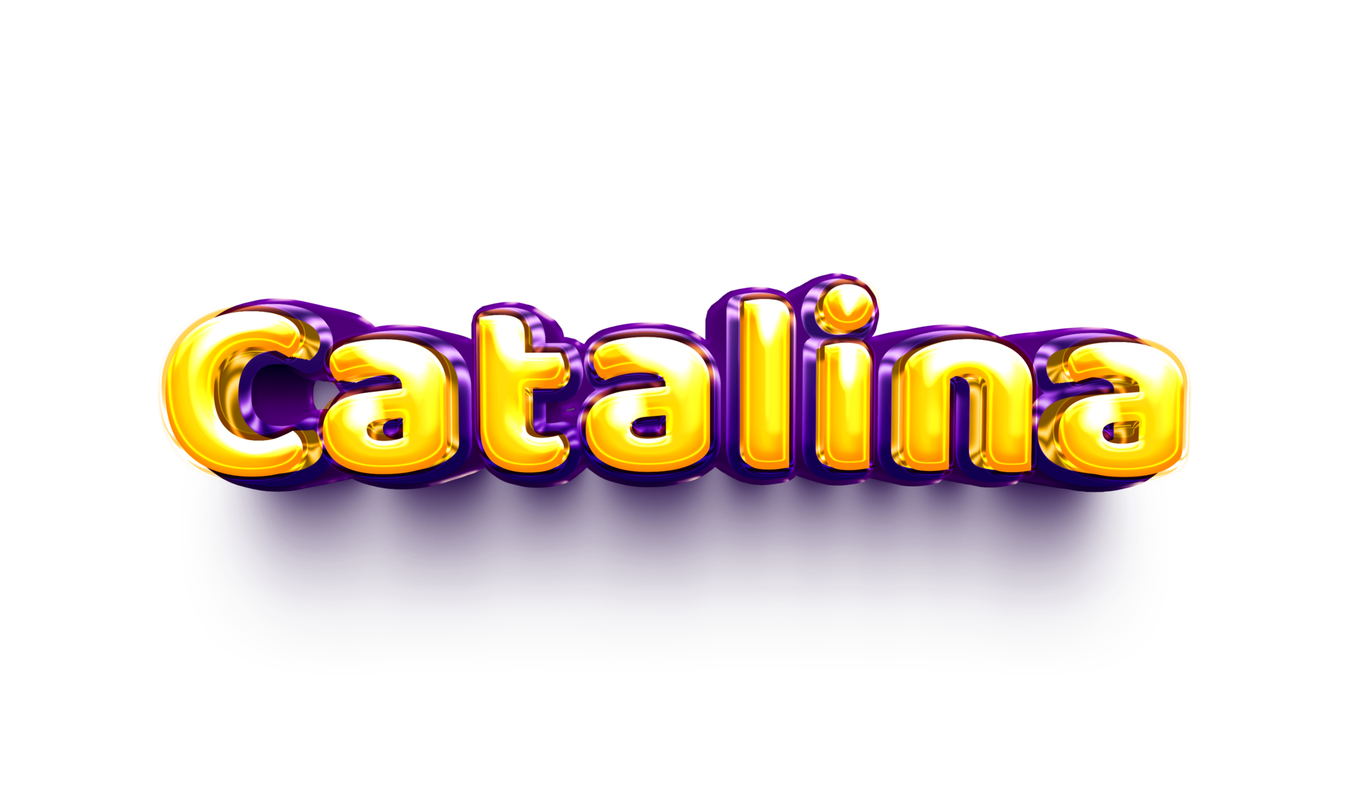 niña nombre inflado papel de aluminio brillante celebración decoración ...