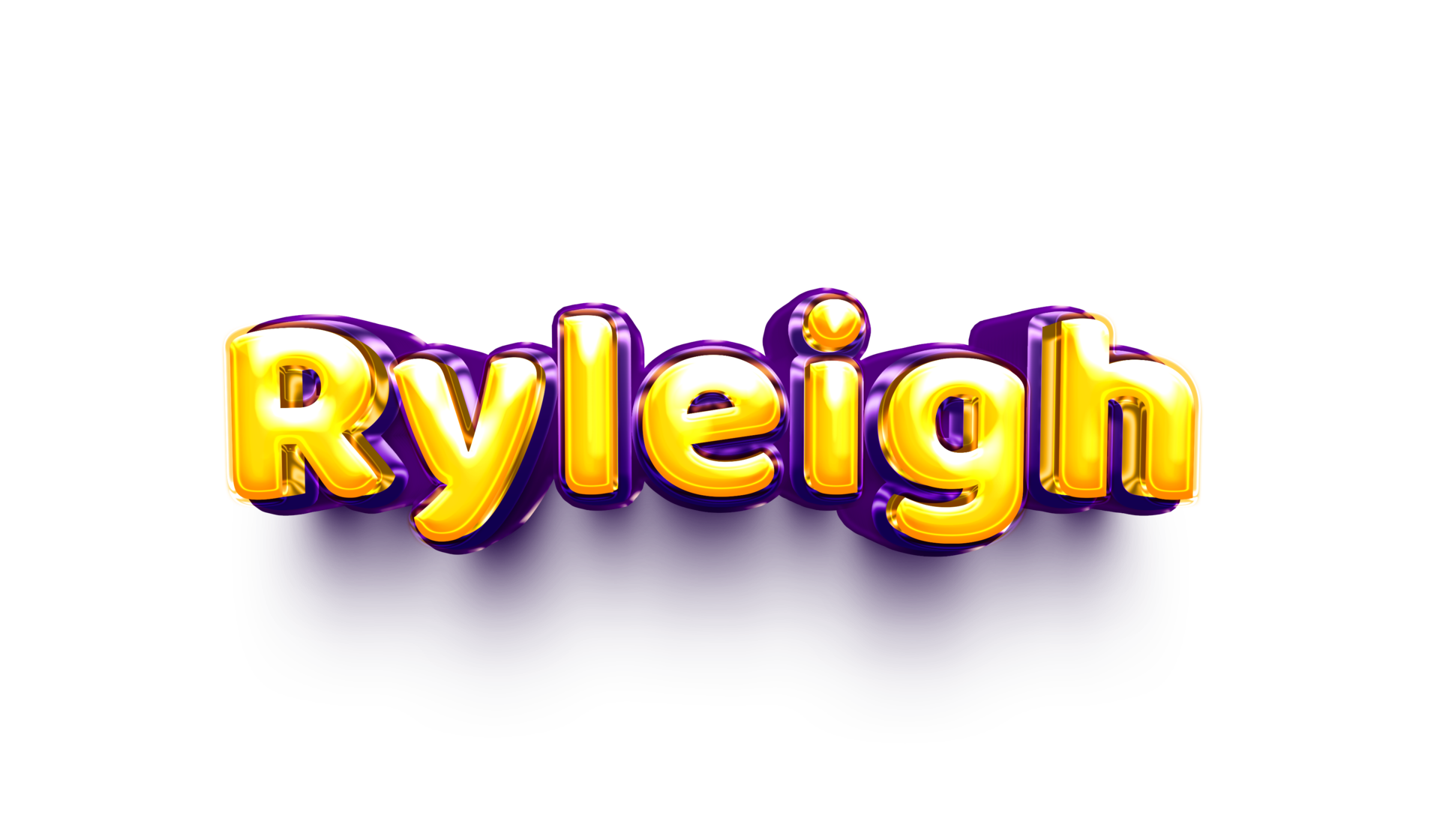 girl name inflated air foil shiny celebration decoration ryleigh
