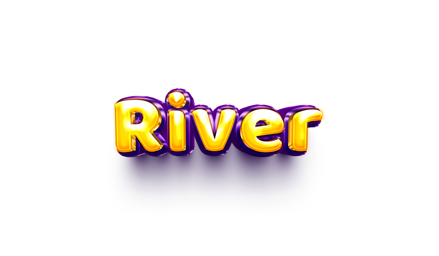 girl name inflated air foil shiny celebration decoration river png