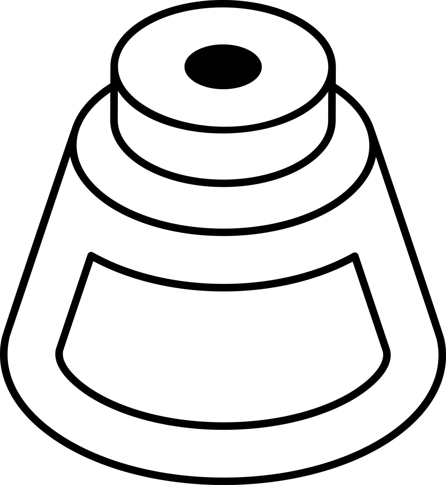 An ink pot line icon design 12806830 Vector Art at Vecteezy