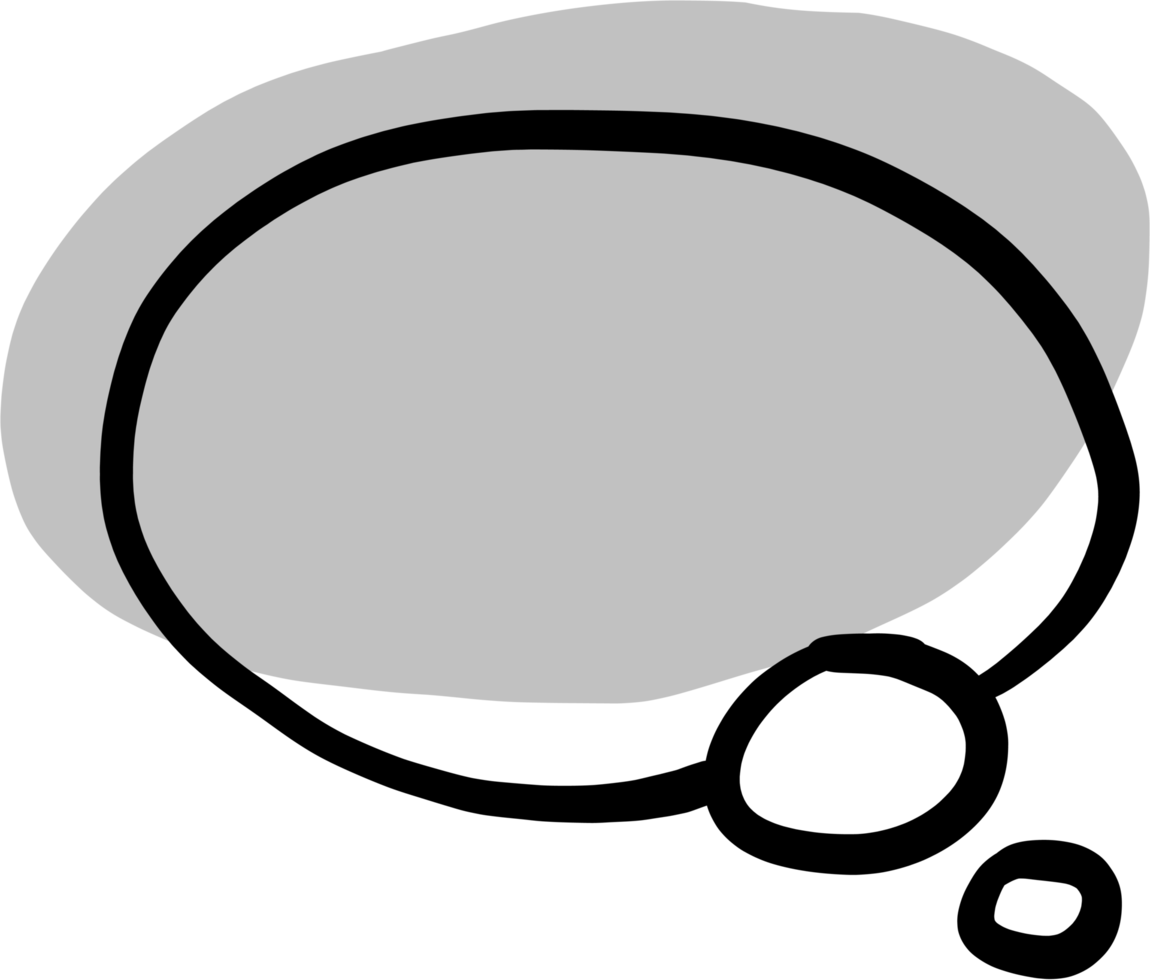 doodle freehand sketch drawing of word balloon. png