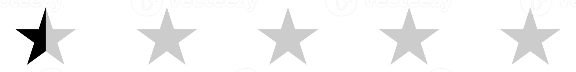 Five star, 5 Star Sign. Star Rating Icon Symbol for Pictogram, Apps, Website or Graphic Design Element. Vector Illustration png