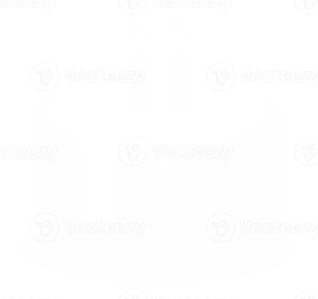 Birthday Cake Silhouette for Icon, Pictogram, Apps, Website, Art Illustration, Logo or Graphic Design Element. Format PNG