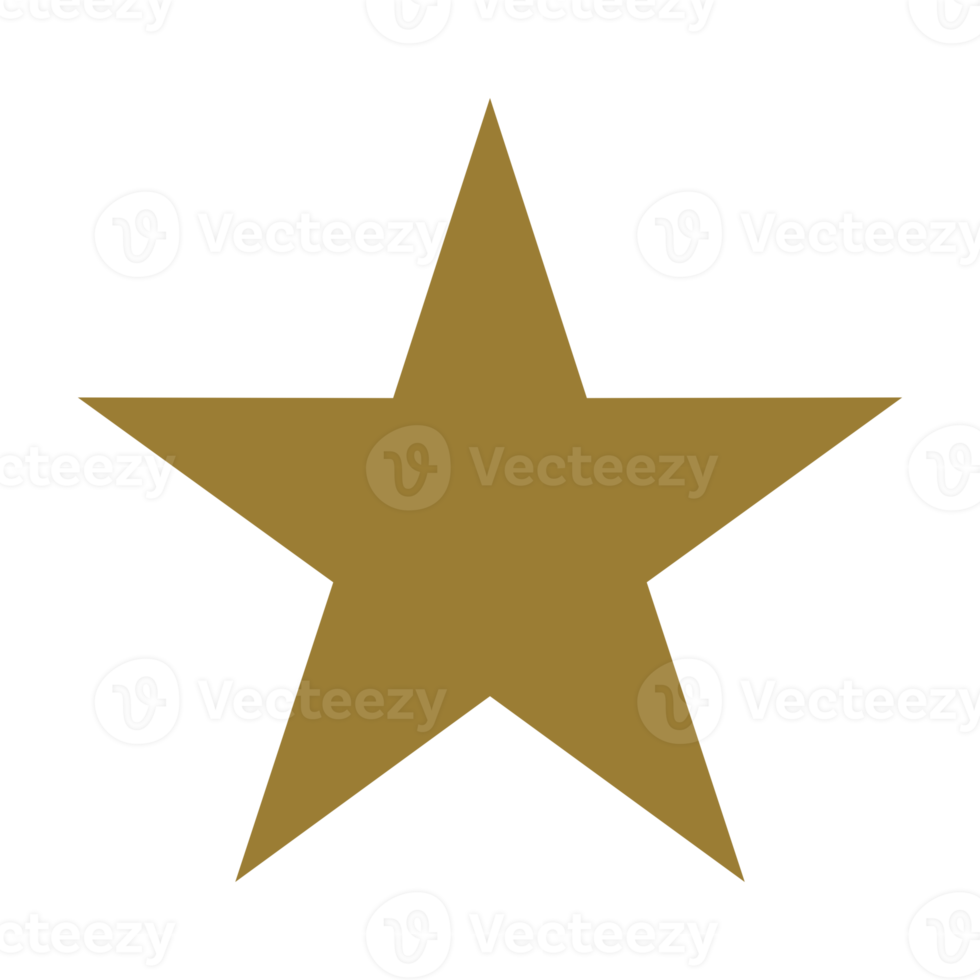 Five Star Sign, 5 Star Rating Icon Symbol for Pictogram, Apps, Website or Graphic Design Element. Format PNG