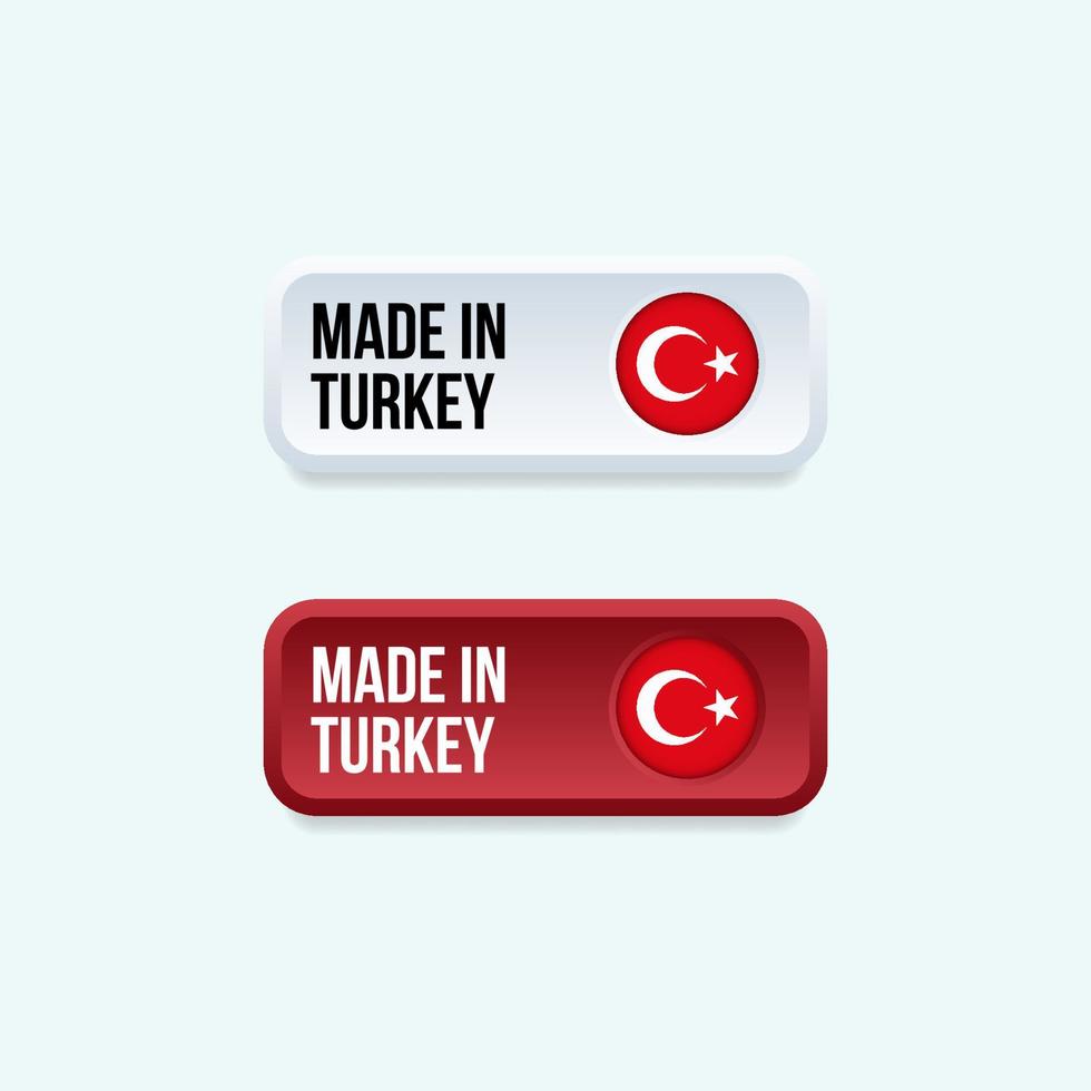 Made in Turkey label for product packaging 12807433 Vector Art at Vecteezy