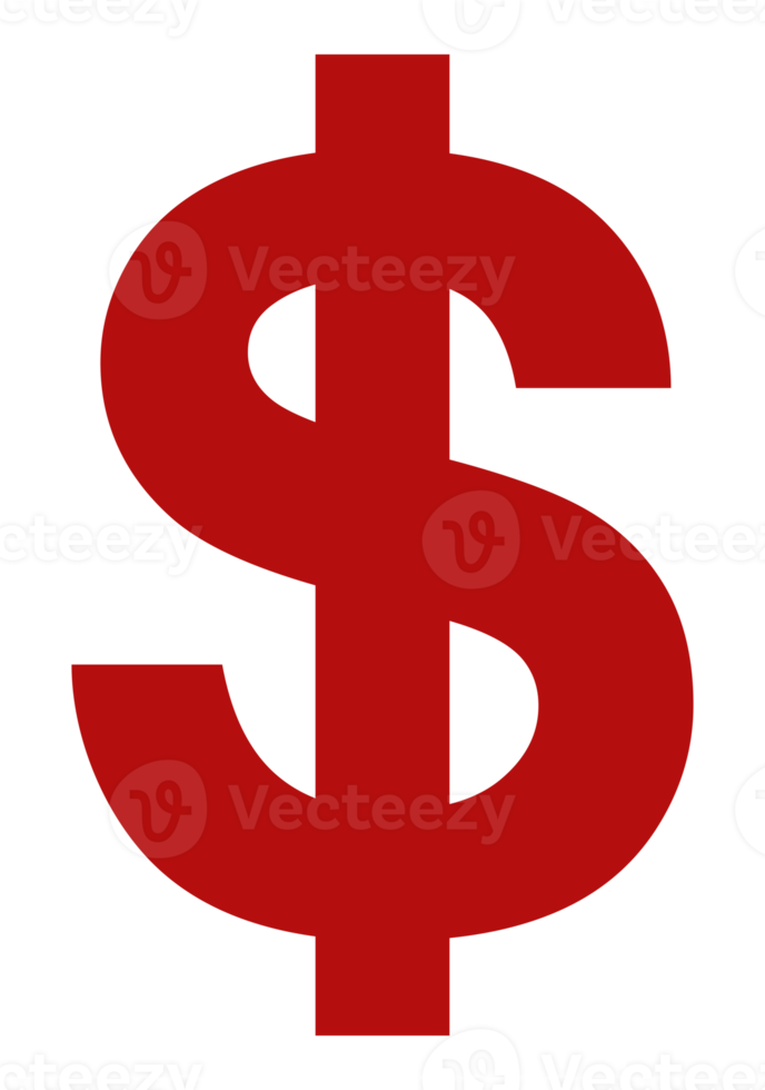 dollar, Amerikaanse Dollar valuta icoon symbool. dollar geld illustratie voor pictogram of voor grafisch ontwerp element. formaat PNG
