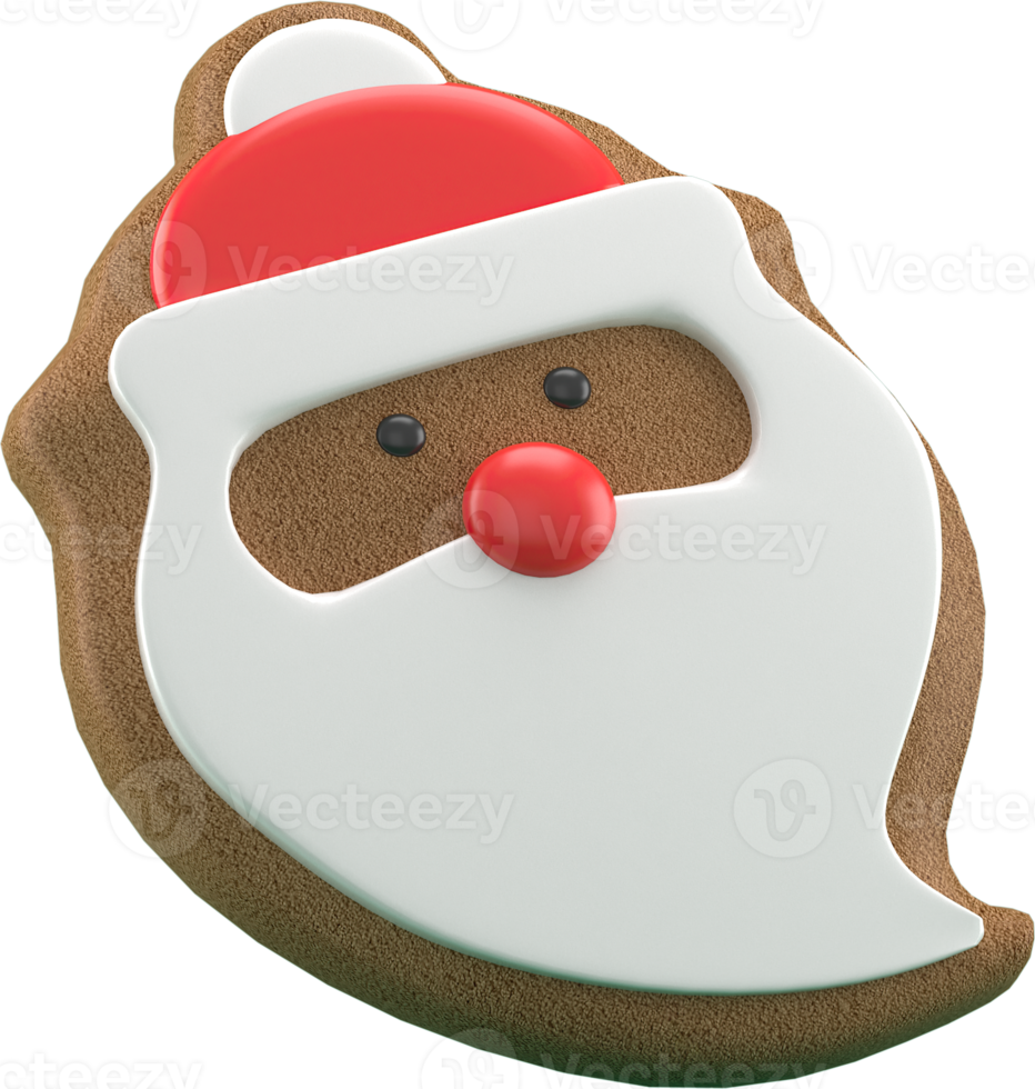 3d interpretazione Natale o nuovo anno elementi sfondo con decorativo biscotti e caramelle. colorato i regali per vacanze. moderno design. isolato illustrazione. png
