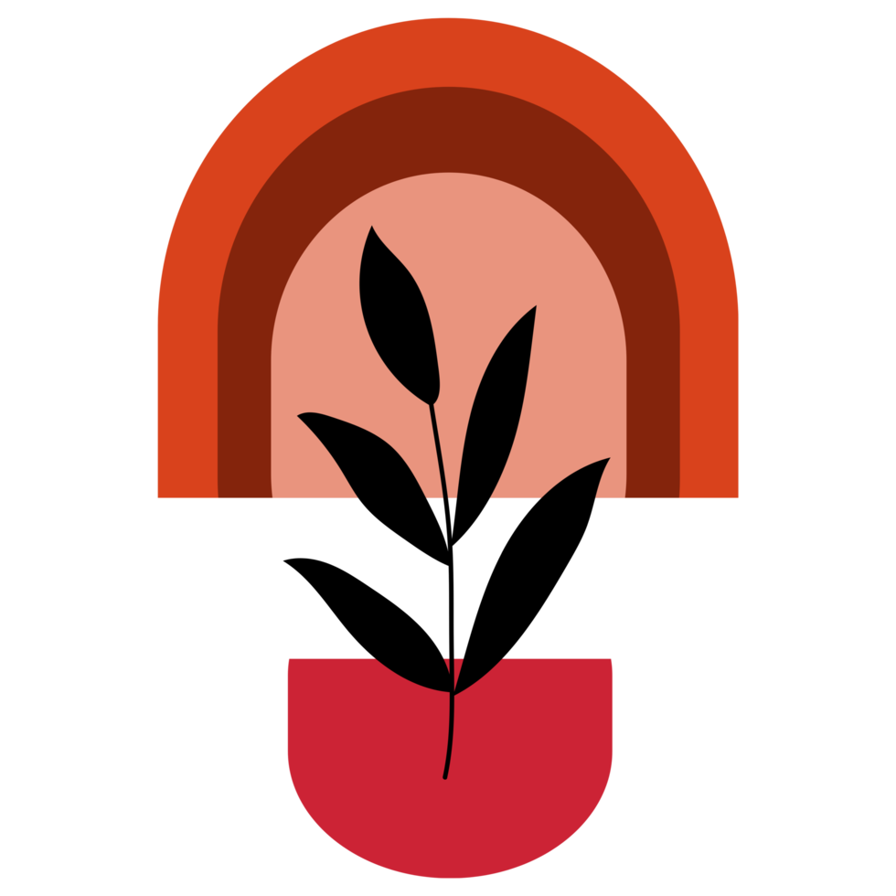 Boho Botanical Illustration png