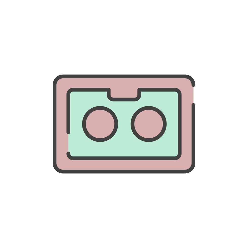 cassette icon illustration vector