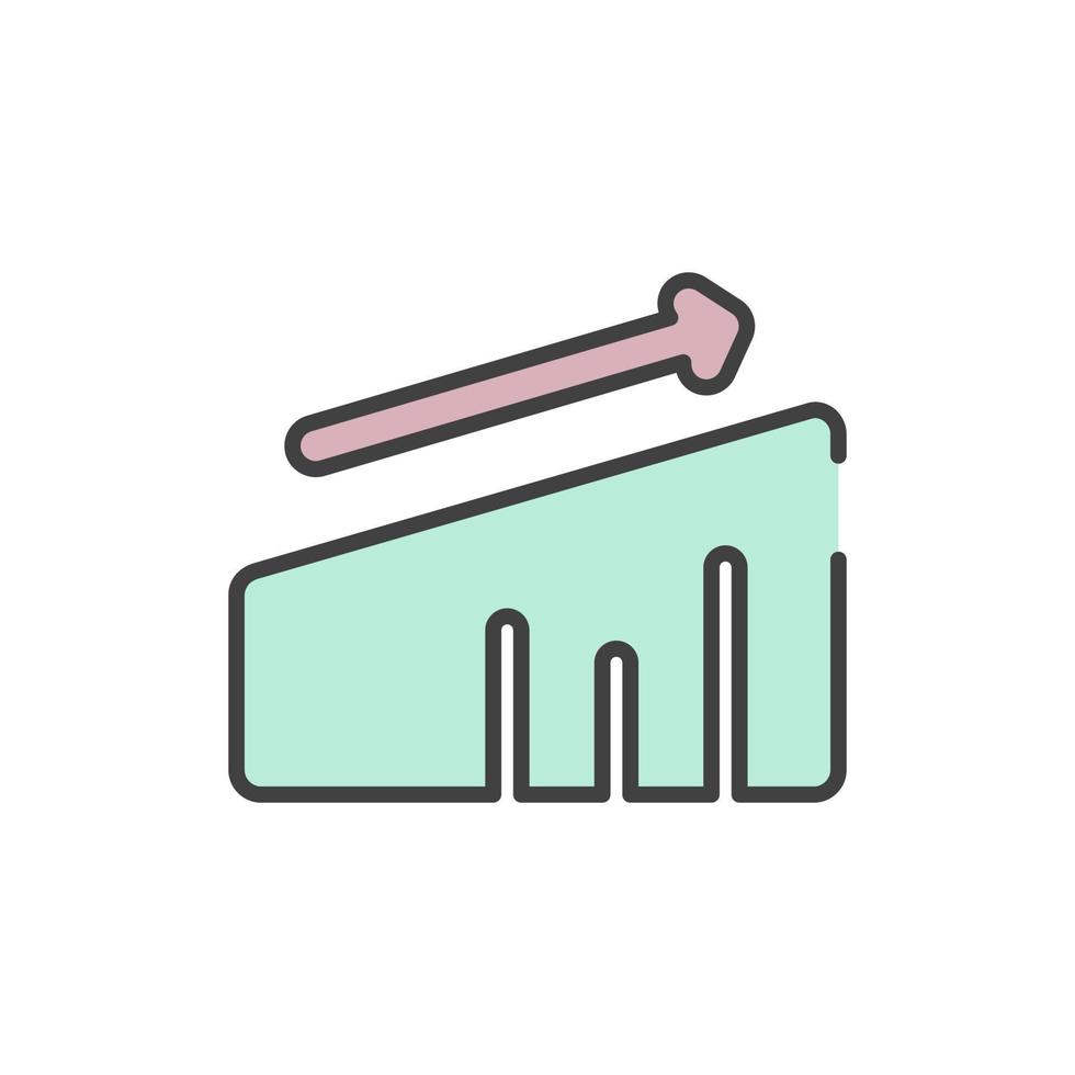 data statistic icon vector