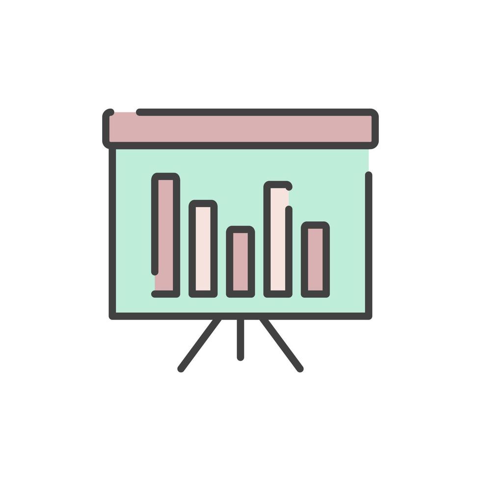 data statistic icon vector