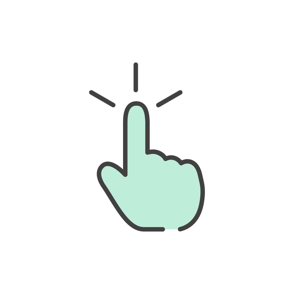 touch icon vector illustration.