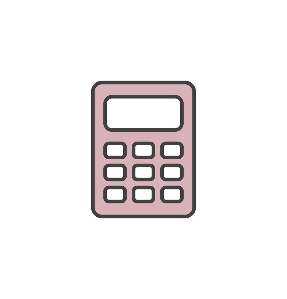 calculator icon vector illustration.