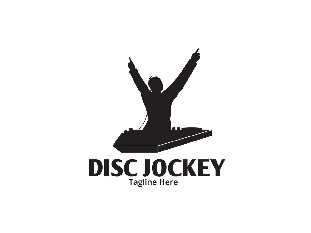 Disc Jockey Dj Logo vector