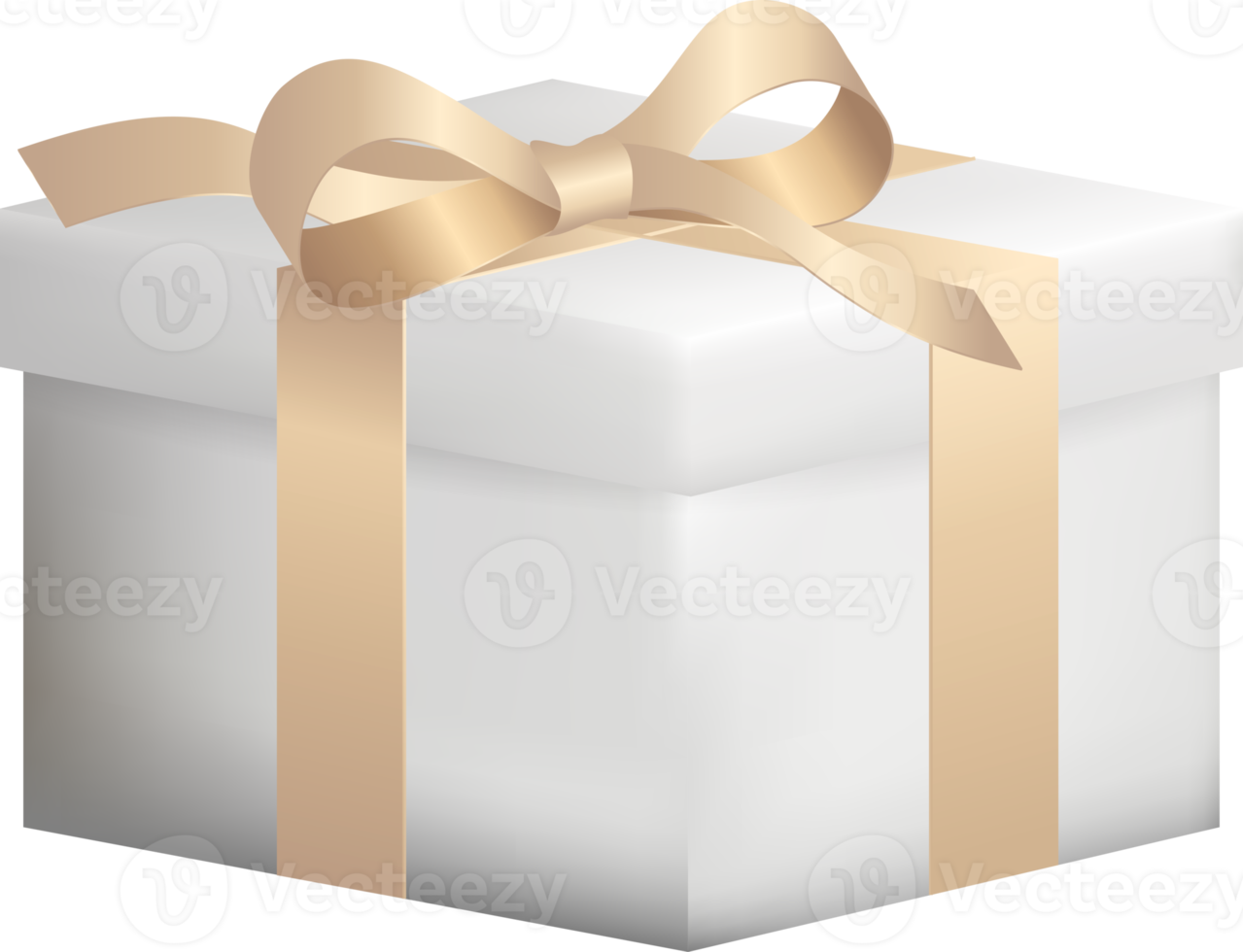 Realistic gift box design png