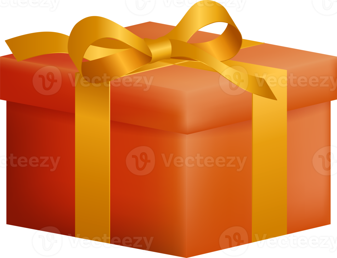 Realistic gift box design png