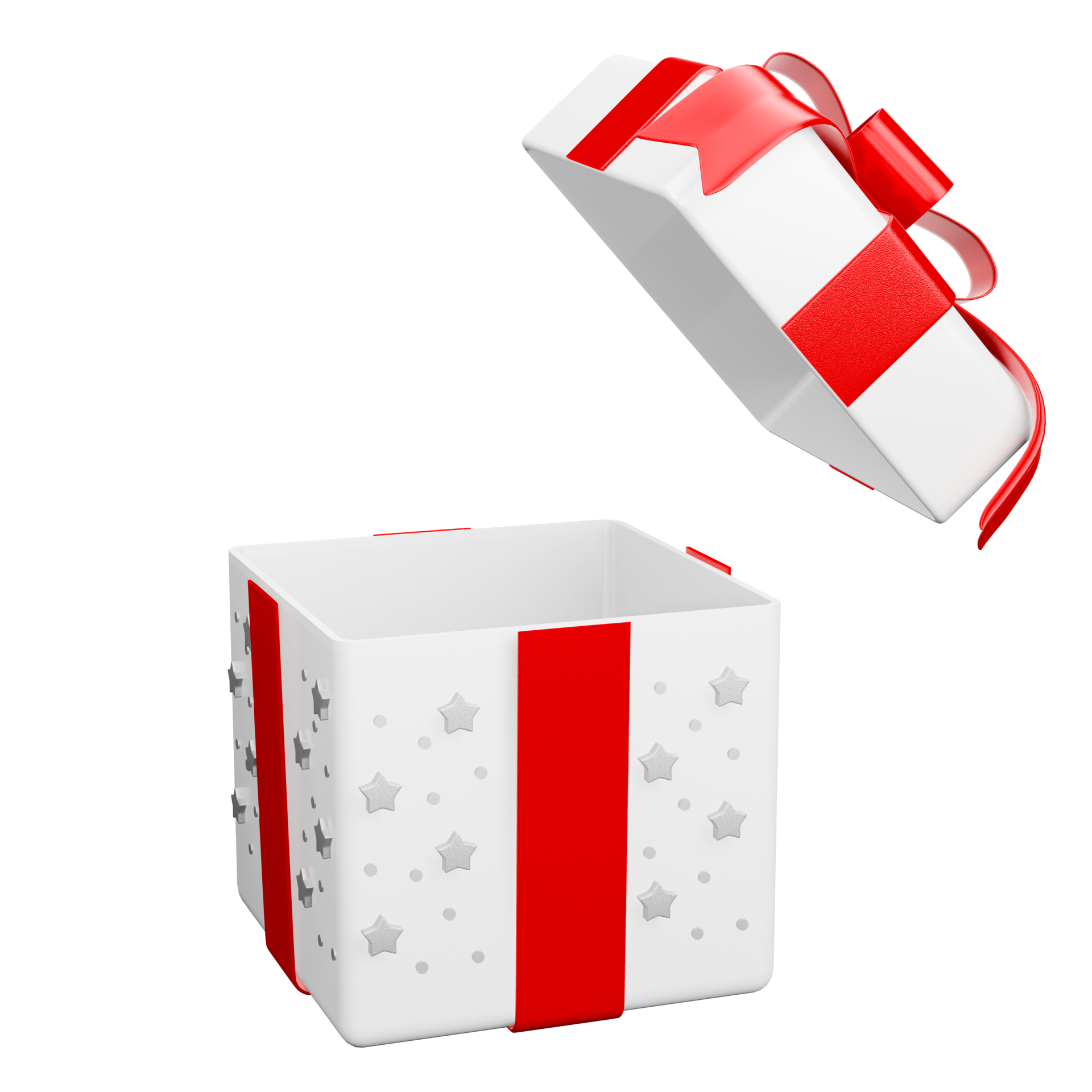 Open The Gift Box PNG Picture, Christmas Open Gift Box, Christmas