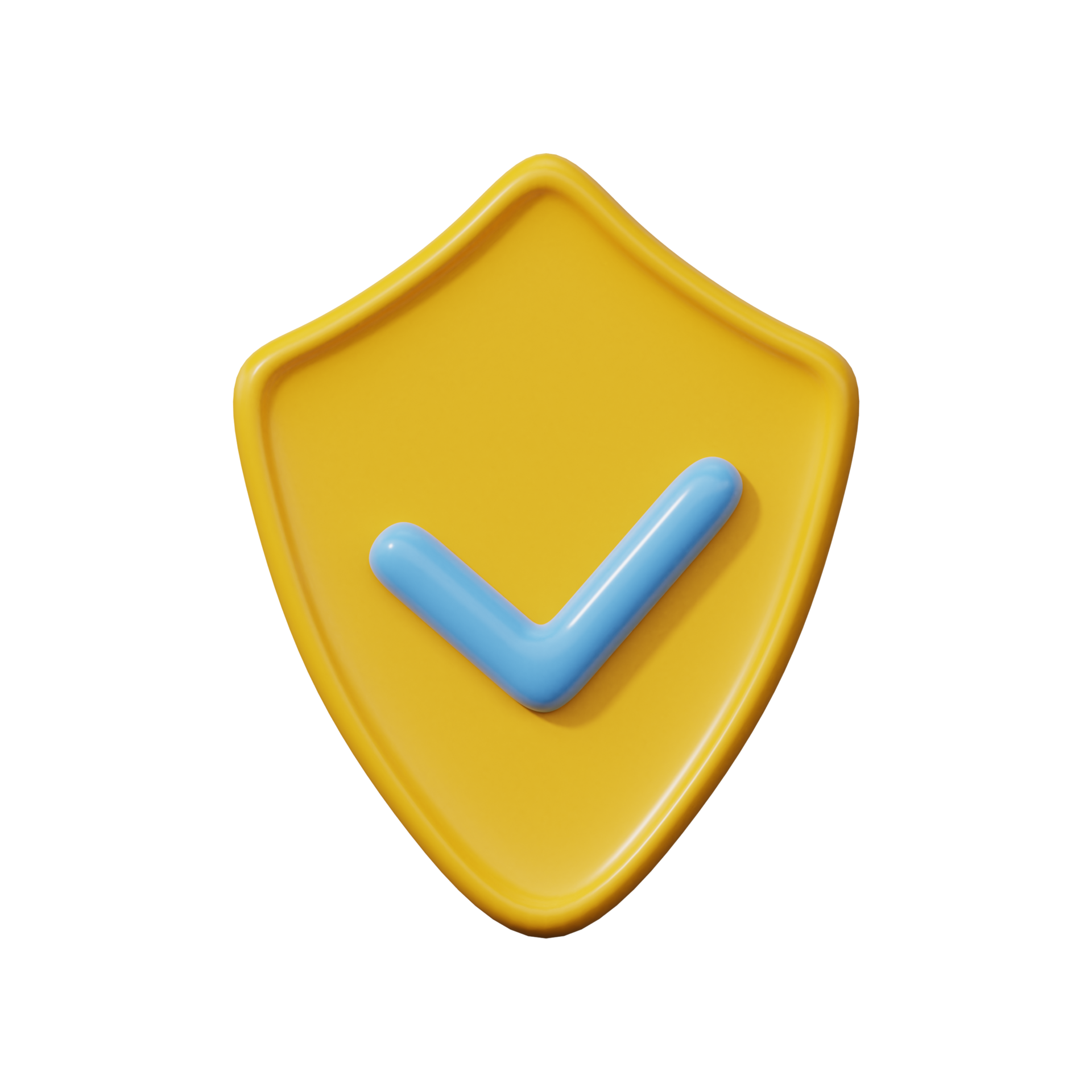Free Security shield icon. 3D Rendering. 12808505 PNG with 