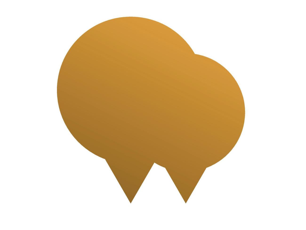 Vector callout icon Talk remark quotation frames
