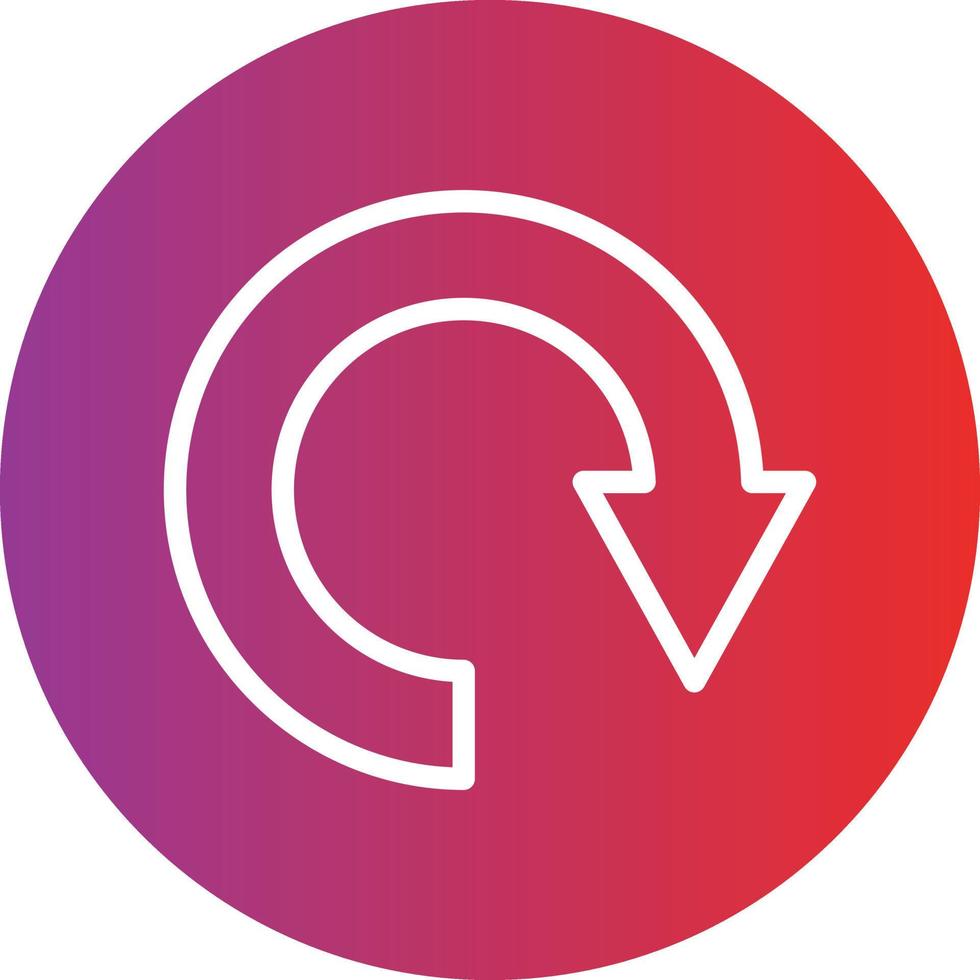 Refresh Icon Style vector