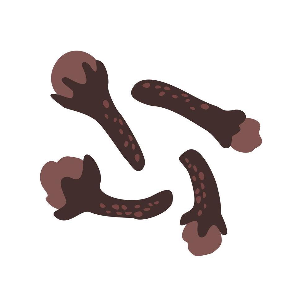 Spice cloves. Vector drawing