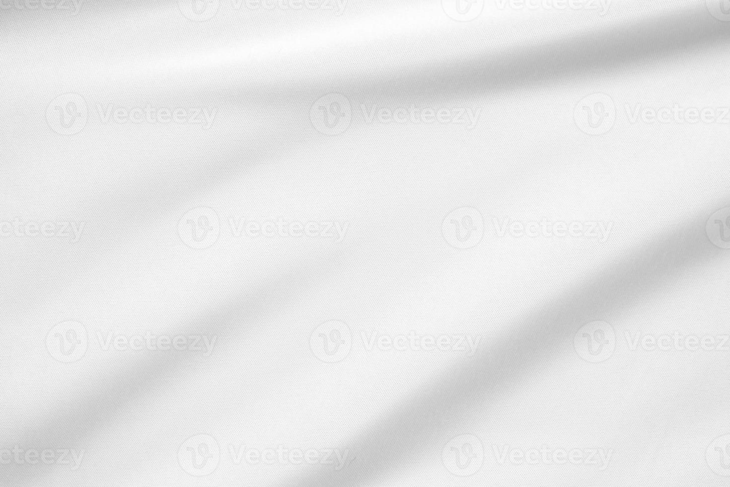 Abstract white fabric with soft wave texture background photo