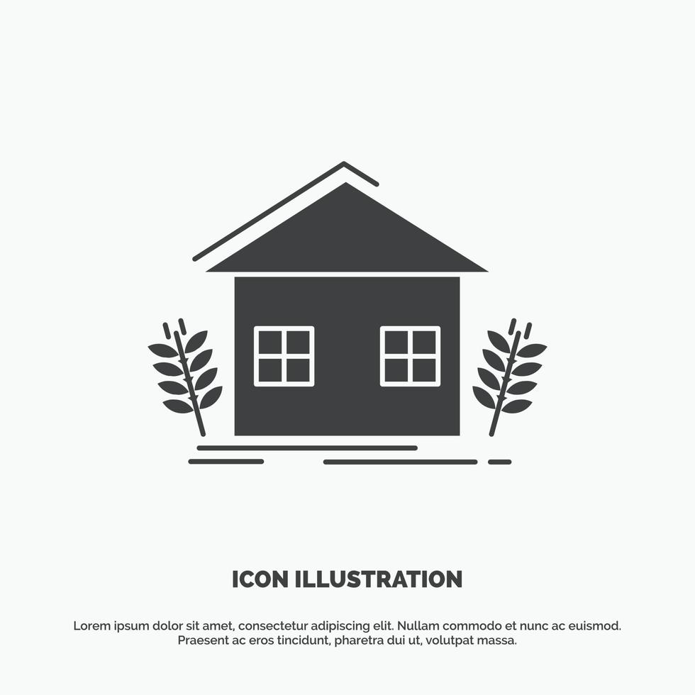 agriculture. urban. ecology. environment. farming Icon. glyph vector gray symbol for UI and UX. website or mobile application