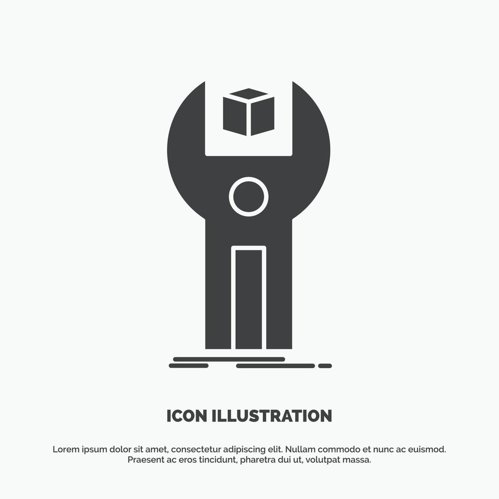 SDK. App. development. kit. programming Icon. glyph vector gray symbol for UI and UX. website or mobile application
