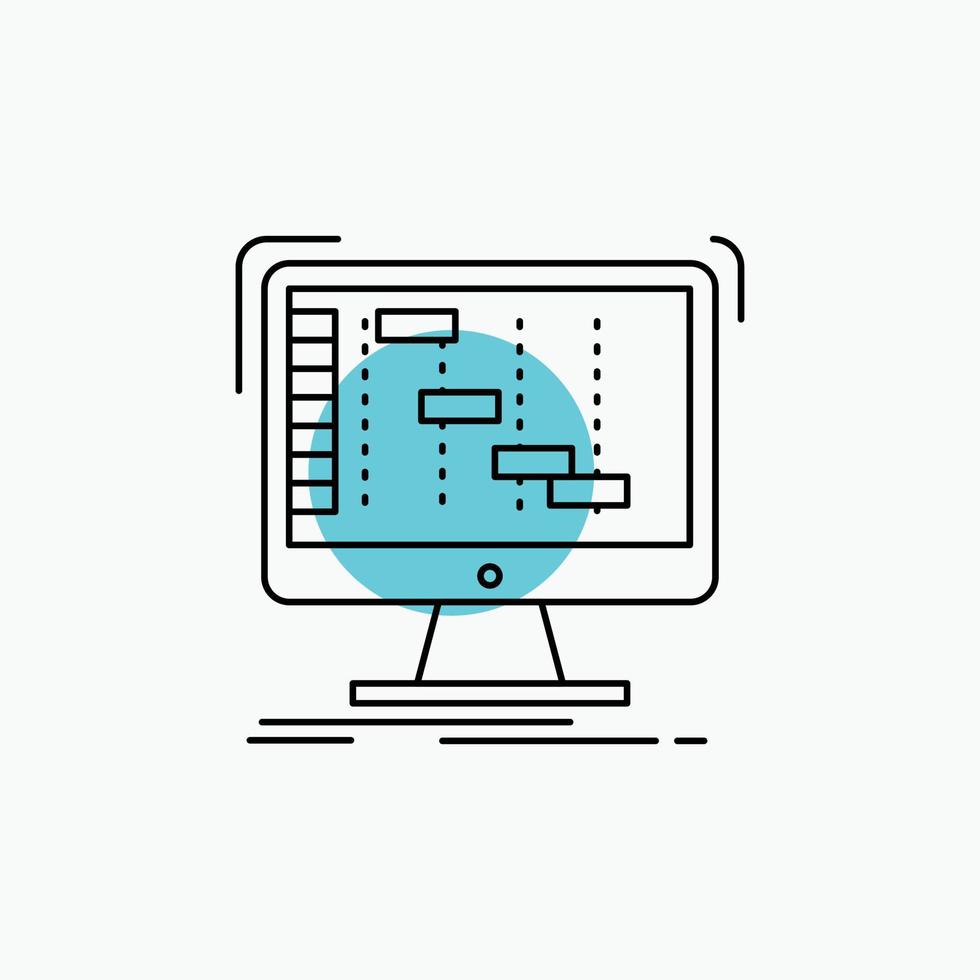 Ableton. application. daw. digital. sequencer Line Icon vector