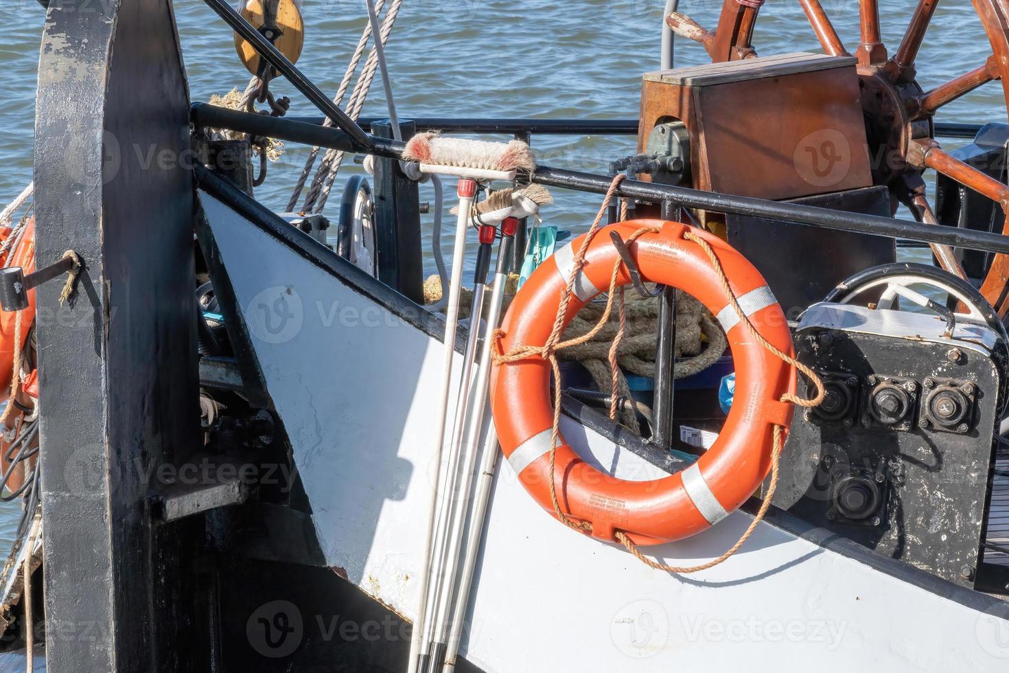 life buoy on boat photo