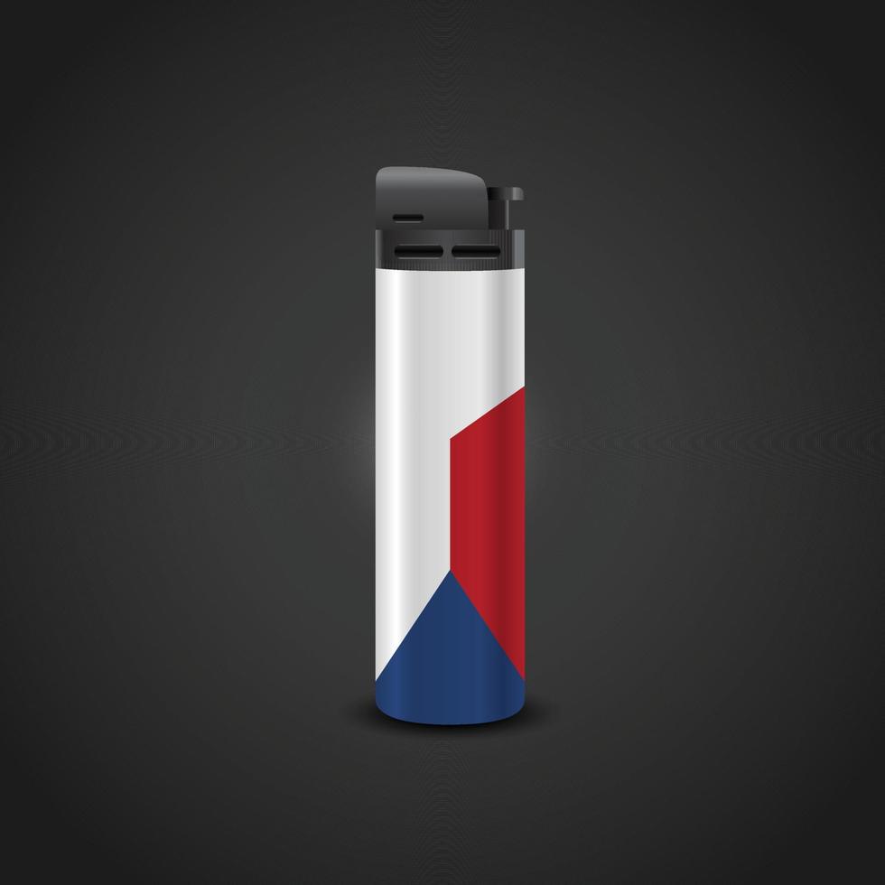 Czech Republic Cigrette Lighter Vector design