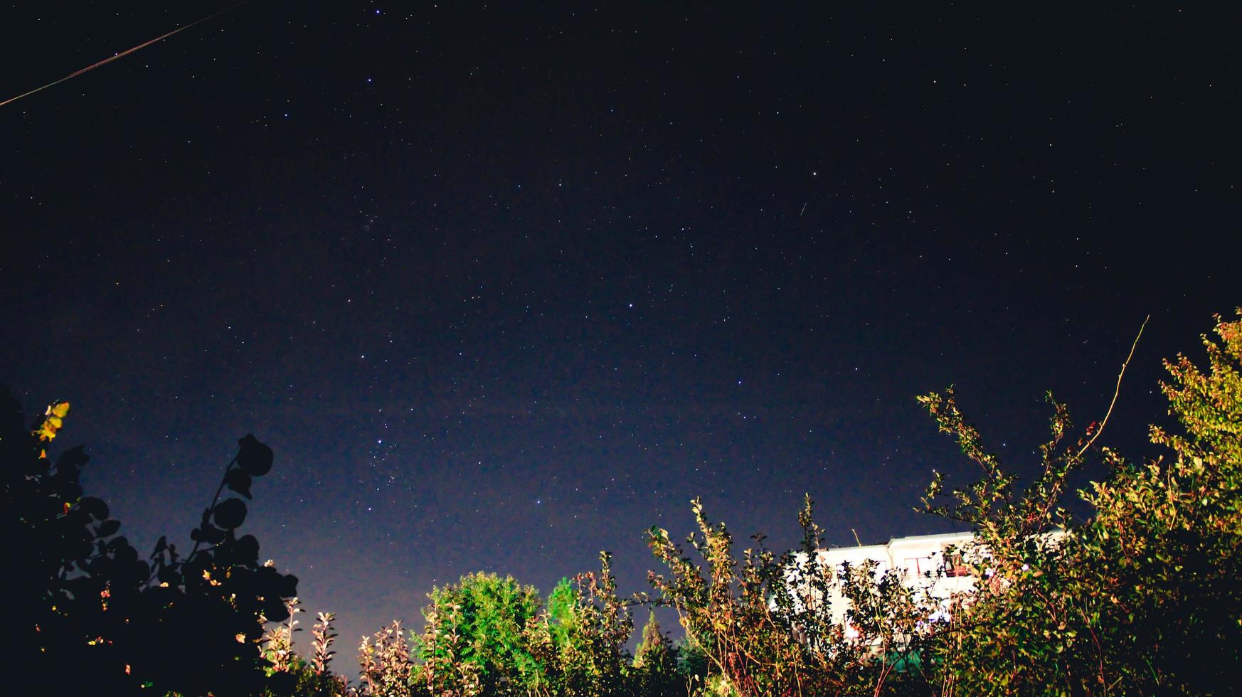 cielo nocturno en macedonia foto