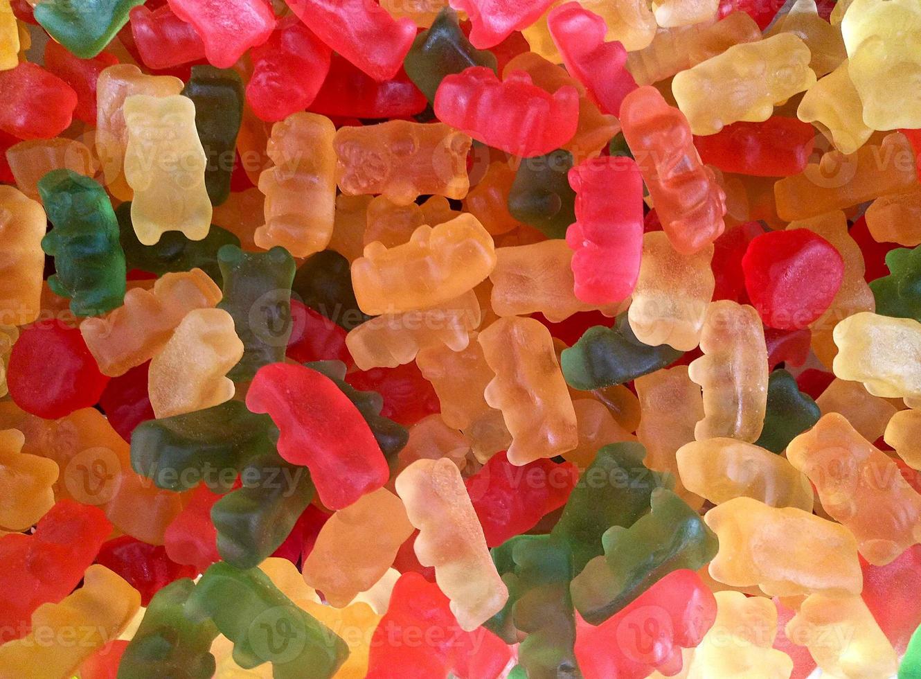 fondo de caramelos masticables dulces coloridos foto