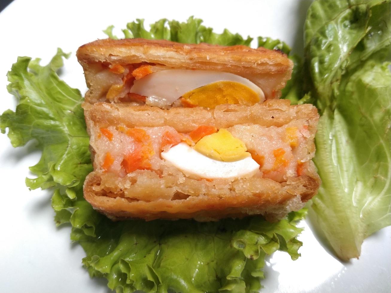 Delicious sandwich with egg and vegetables 12813326 Stock Photo at Vecteezy