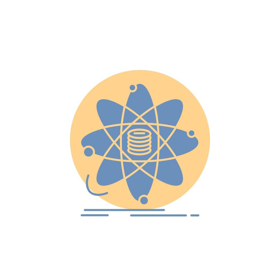 Analysis. data. information. research. science Glyph Icon. vector