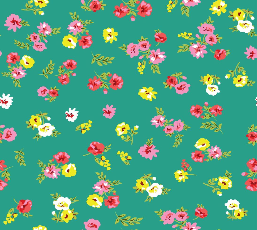 seamless floral pattern.Handmade. Wallpaper, fabric or design vector