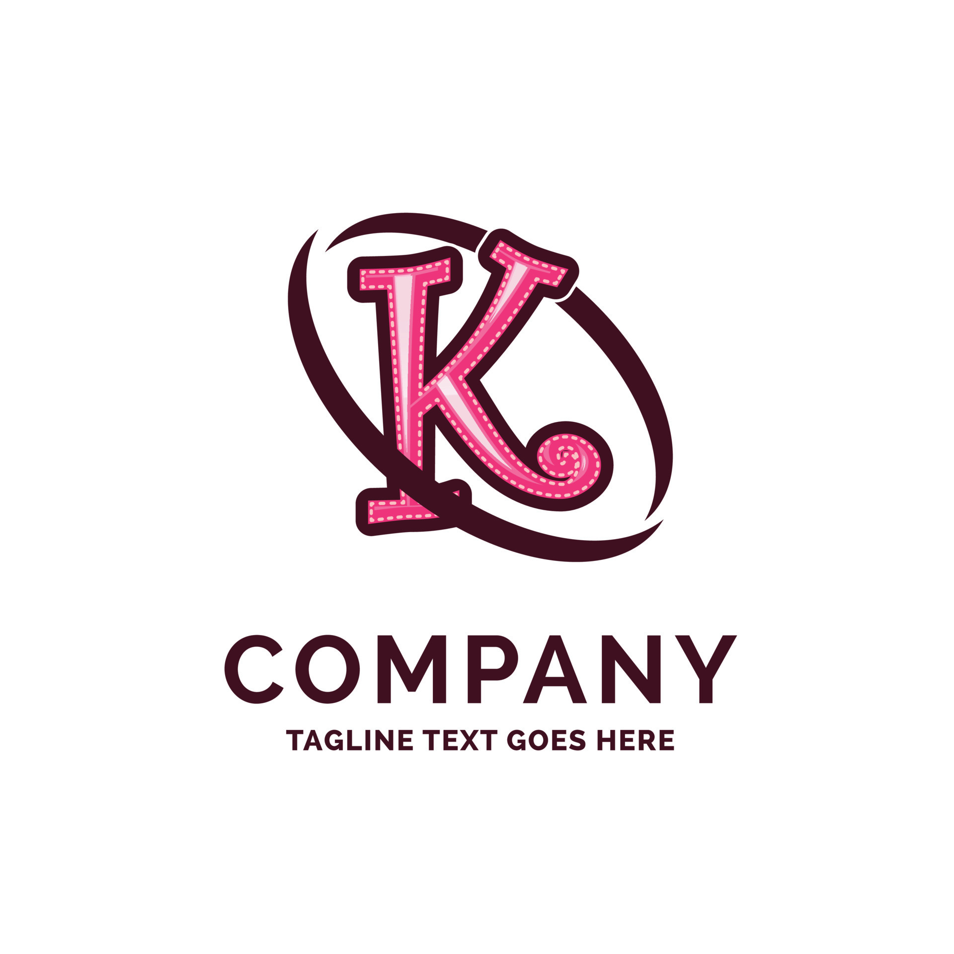 K Company Name Design Pink Beautity Logo Design Logo Template Brand k-company-name-design-pink-beautity-logo-design-logo-template-brand