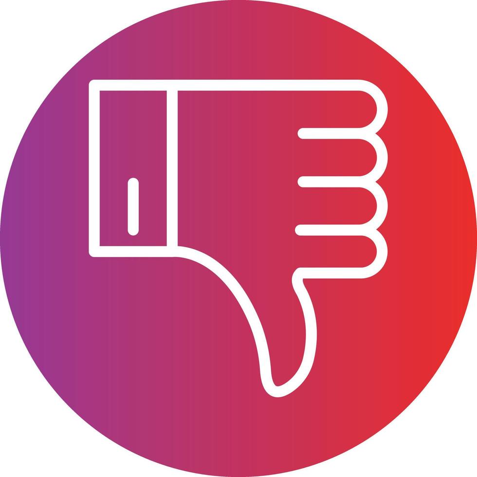 Dislike Icon Style vector