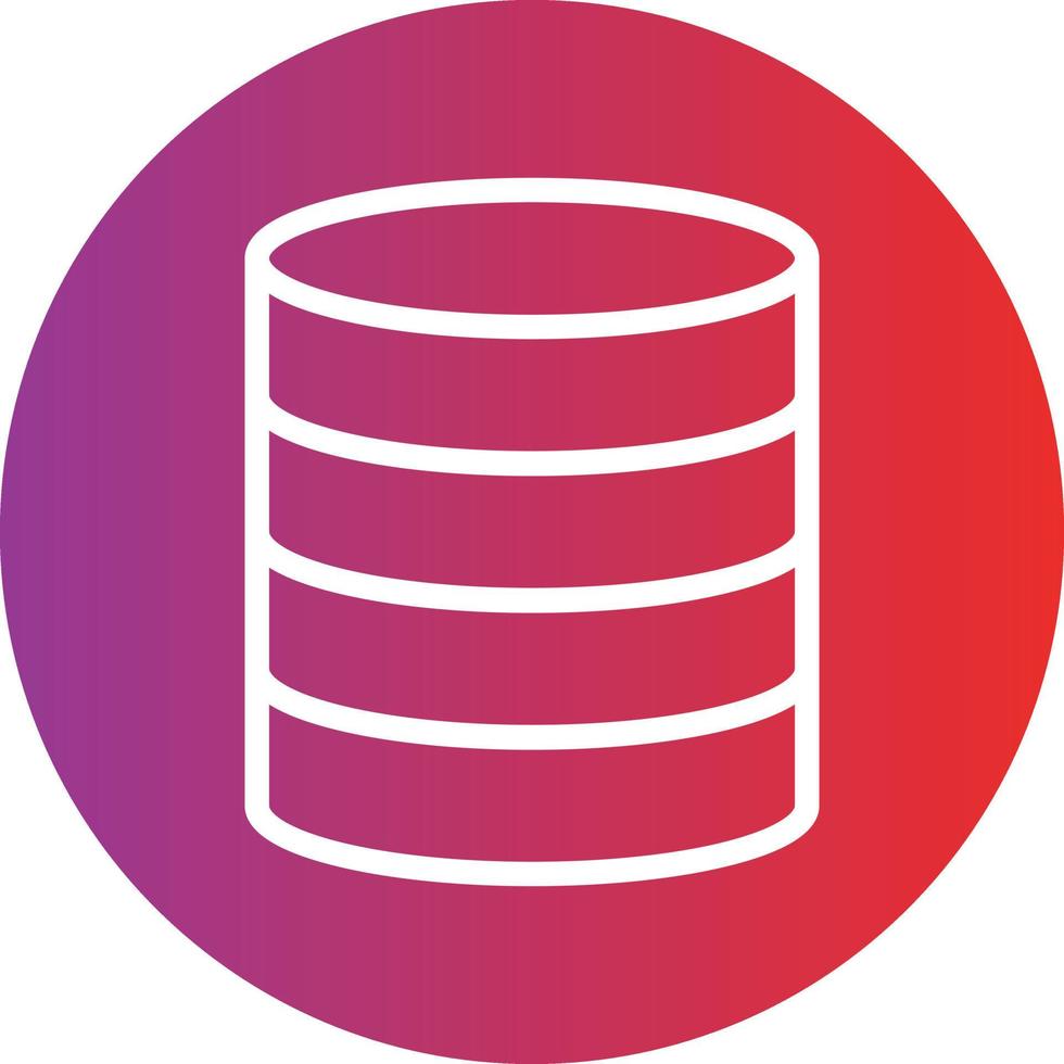 Database Icon Style vector