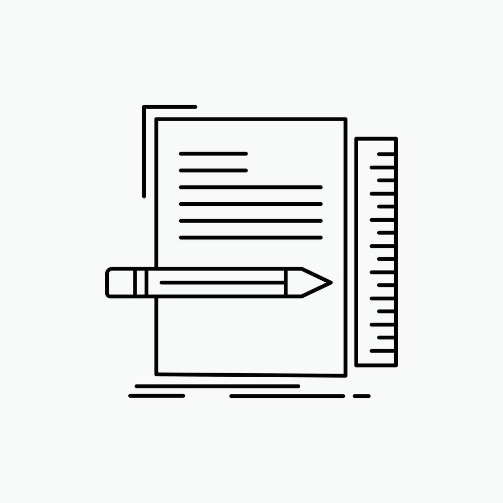 Code. coding. file. programming. script Line Icon. Vector isolated illustration