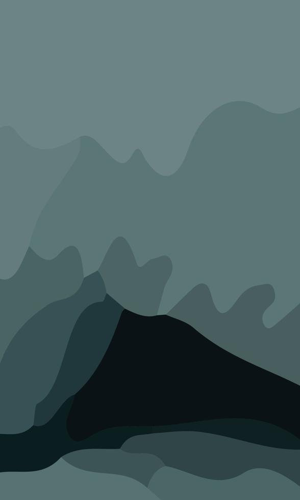 Aesthetic green liquid abstract background vector