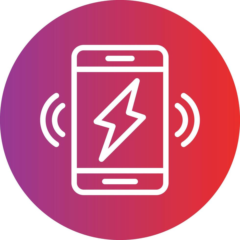 Wireless Charging Icon Style vector